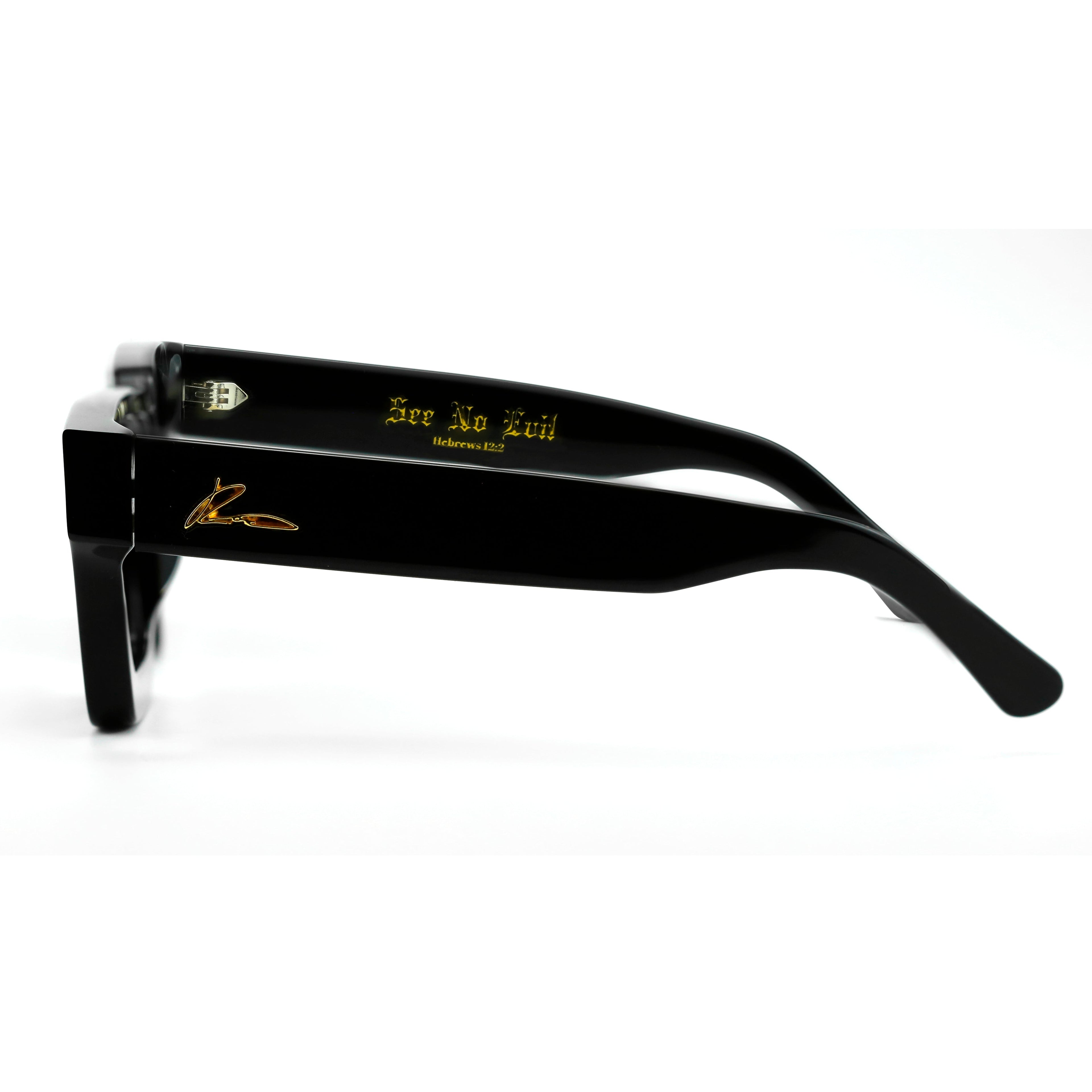 Signature Series- "See No Evil" Sunglasses  (Black)