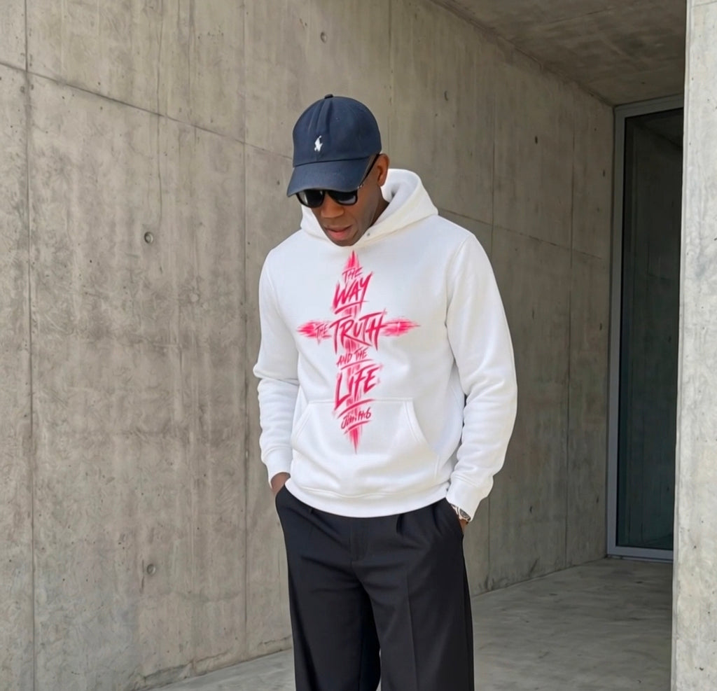 "The Way, The Truth, The Life" Christian Hoodie – John 14:6