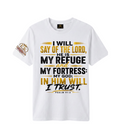 Psalms 91 "Dwell in His Shadow" T-Shirt – Gold & Black