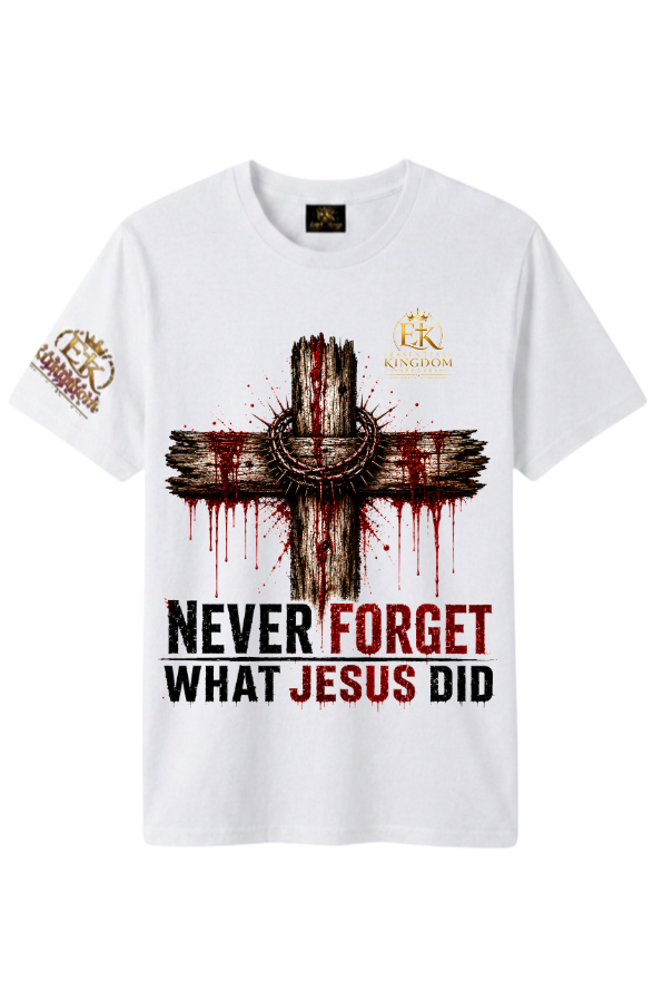 Never forget Jesus