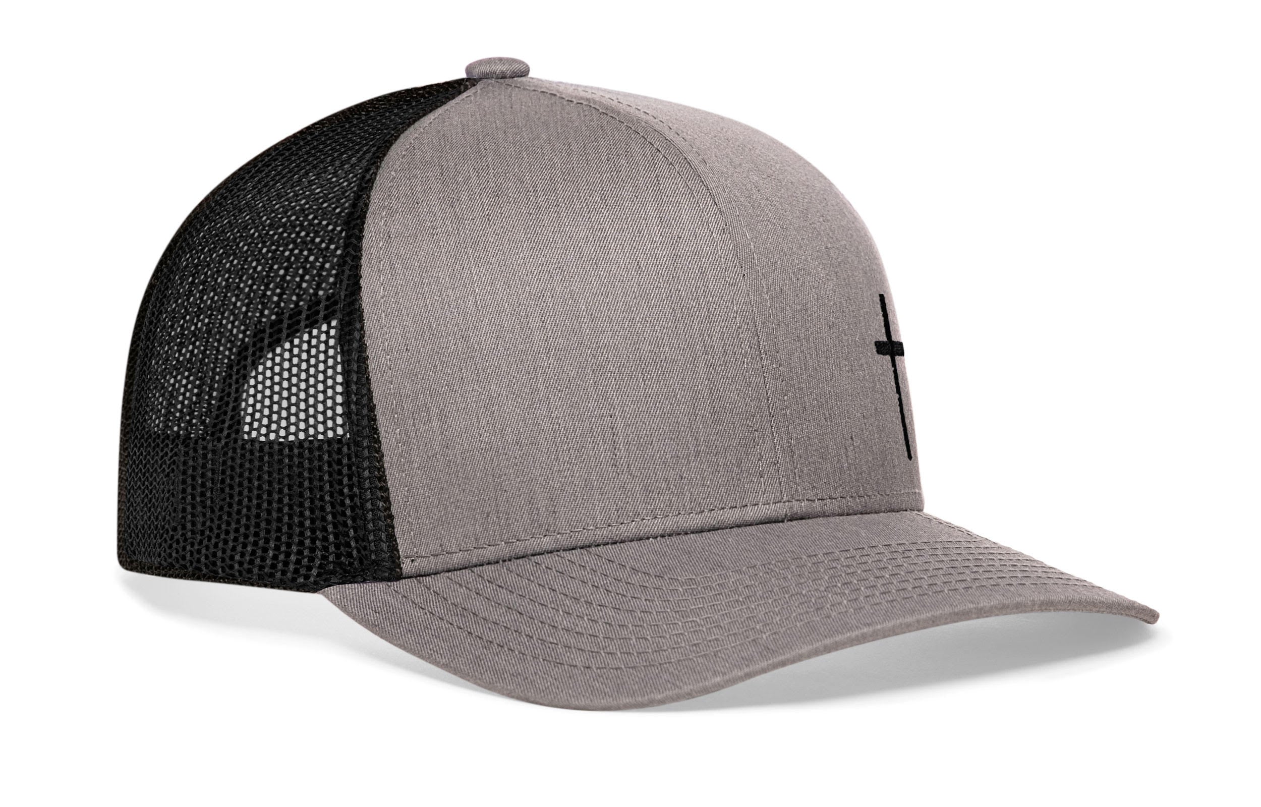 Side Cross Trucker Hat  |  Christian Snapback